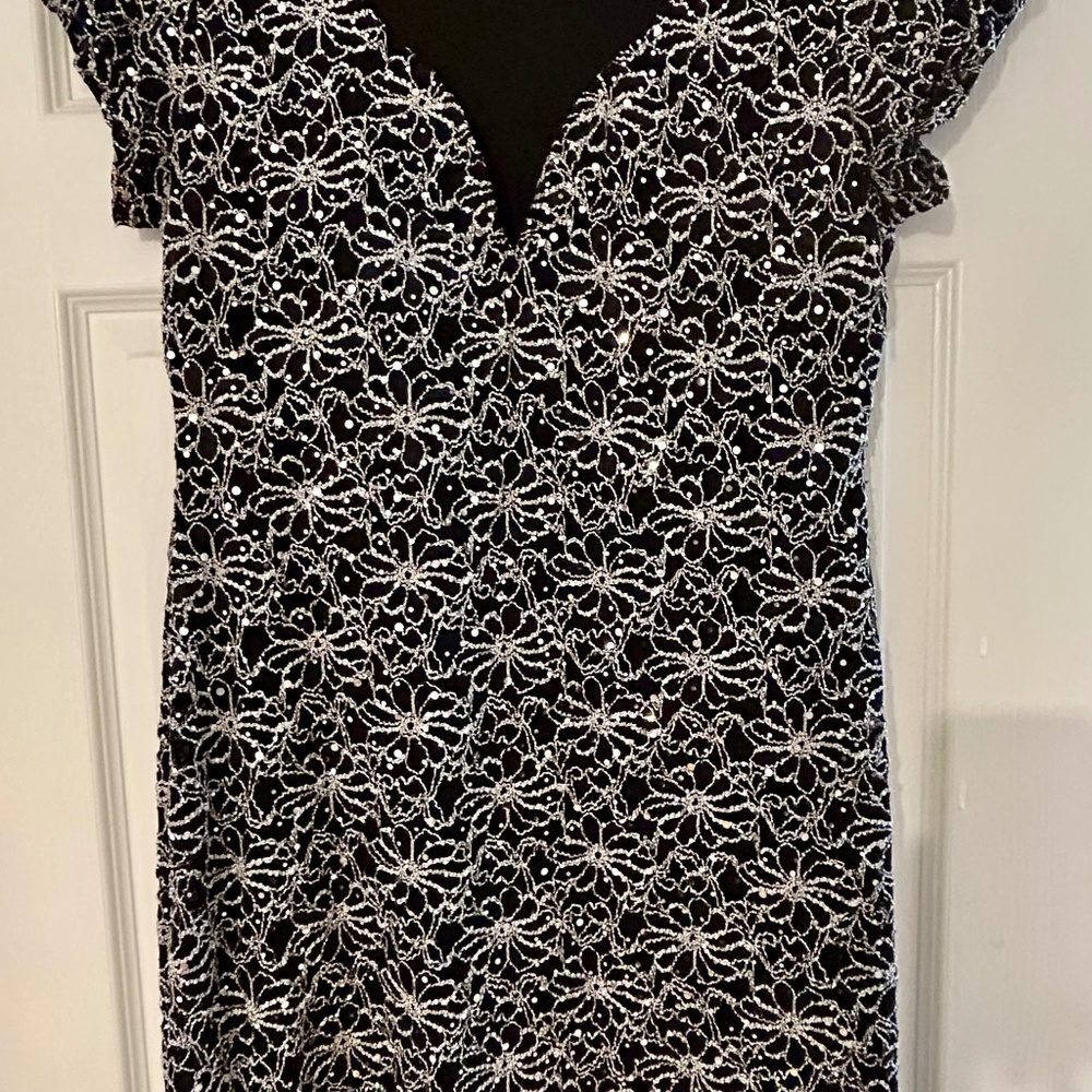Black cocktail dress
